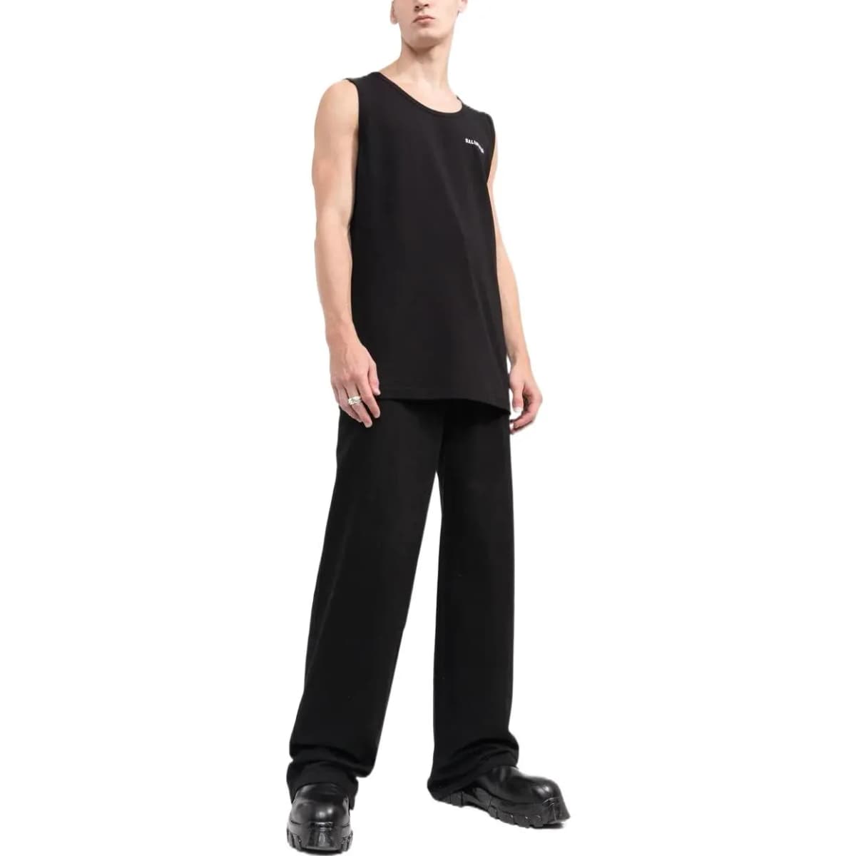 Balenciaga SS22 Mayka Kişi Qara 2
