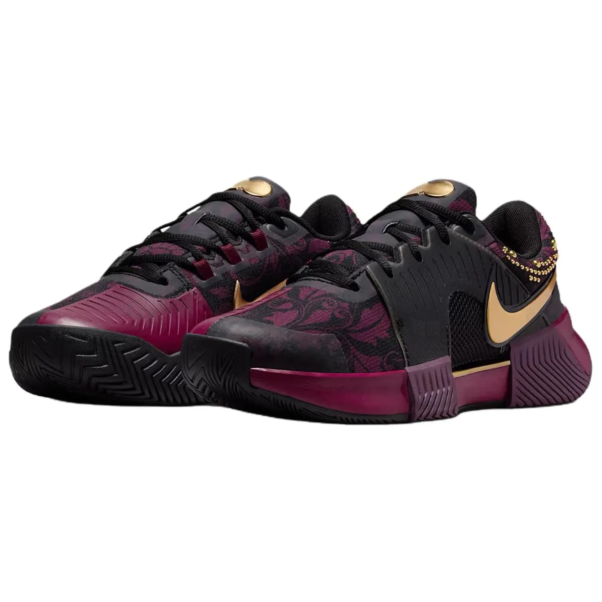 Nike GP Challenge 1 Naomi Osaka Qadın Tennis Ayaqqabısı Bordo 3