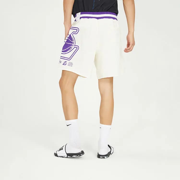 Nike Los Angeles Lakers Basketbol Şortu Kişi Ağ 6