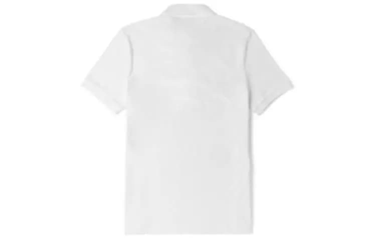 LACOSTE SS22 Heyvan Printli Polo Köynəyi Kişi Ağ 2