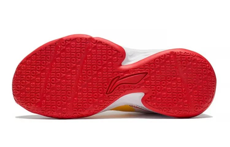 LINING YOUNG Primary 2.5 Anti-Slip Wear-Resistant Low-Top Children's Basketball Shoes White Yellow Teenagers 5