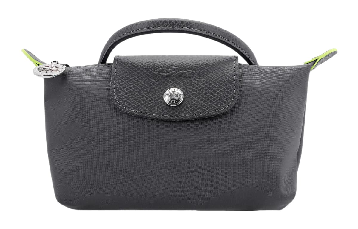 LONGCHAMP Le Pliage Green Kosmetik Çanta Qadınlar üçün Boz