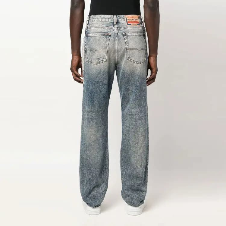 DIESEL Distressed effect Straight leg Jeans 3
