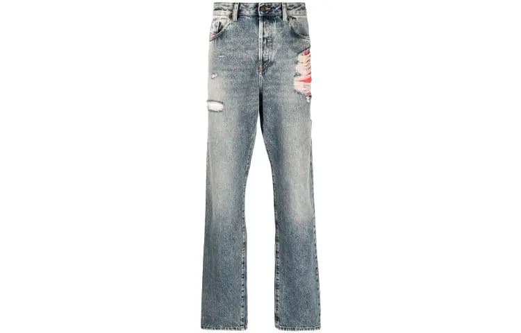 DIESEL Distressed effect Straight leg Jeans