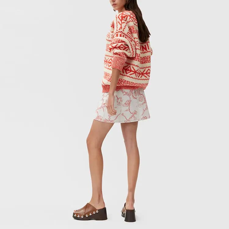GANNI Sweaters Women's Honey Citrus Orange 4