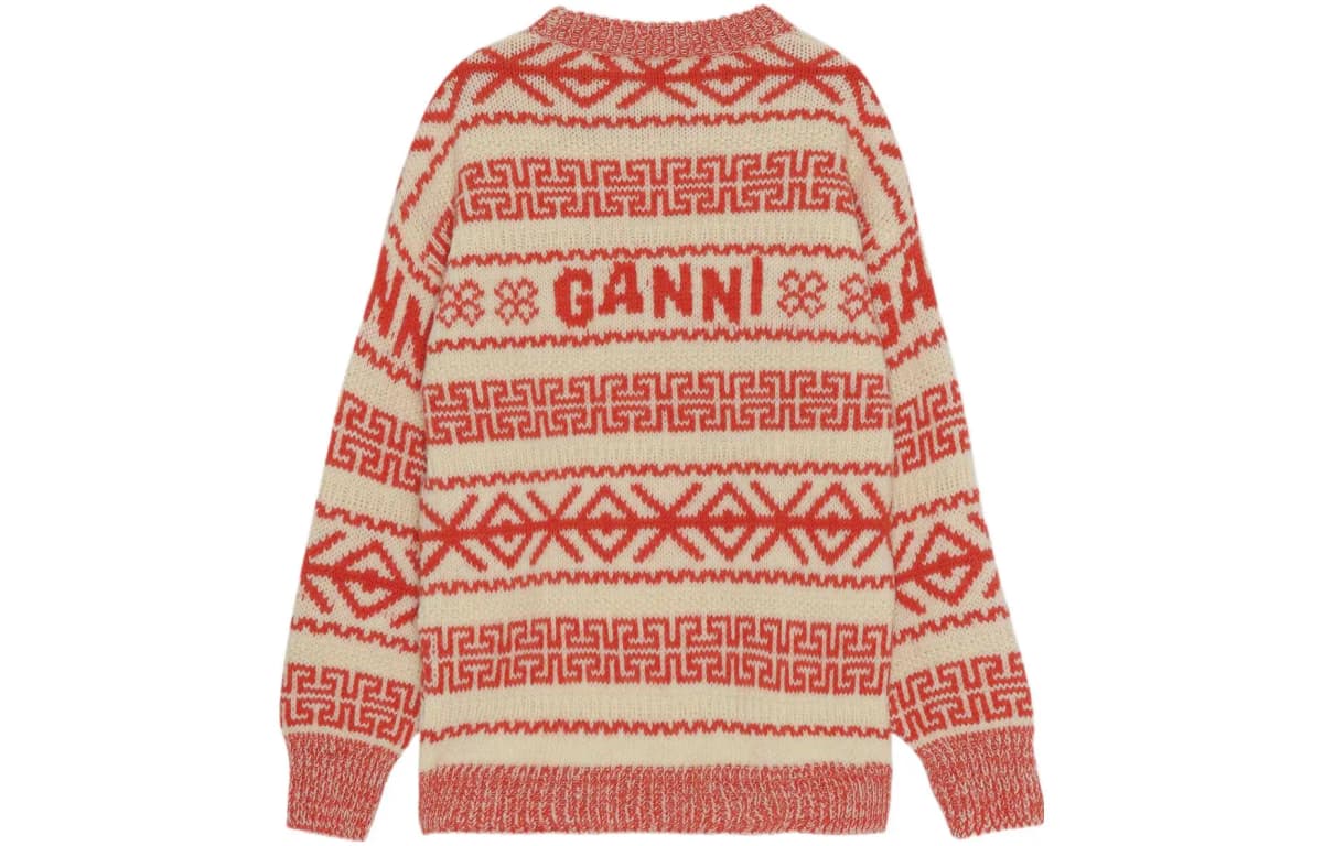 GANNI Sweaters Women's Honey Citrus Orange 2