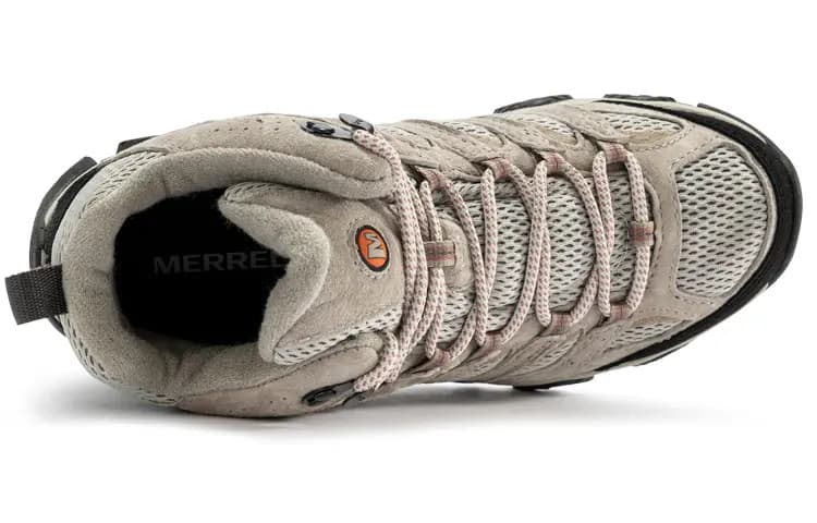 MERRELL MOAB 3 Anti-Slip Wear-Resistant Waterproof And Breathable Low-Top Trekking Shoes Women's Gray Brown Black 3