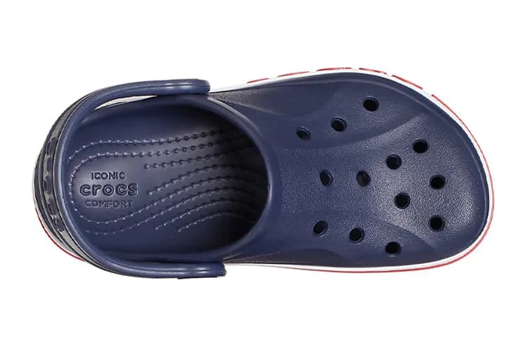 Crocs Kids' Bayaband Clog Beach Sandals Deep Blue 3