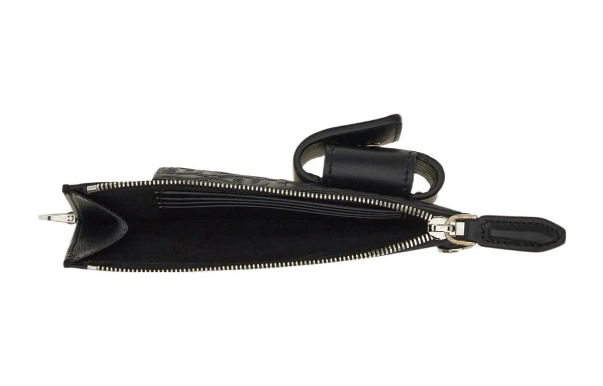 FERRAGAMO Kişi Dəri Çanta Qara 4