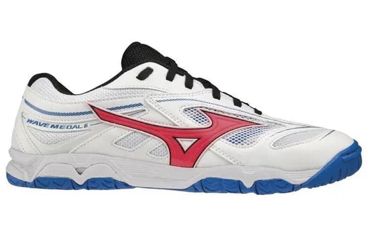 Mizuno Wave Medal 6 Ağ/Qırmızı/Mavi 2