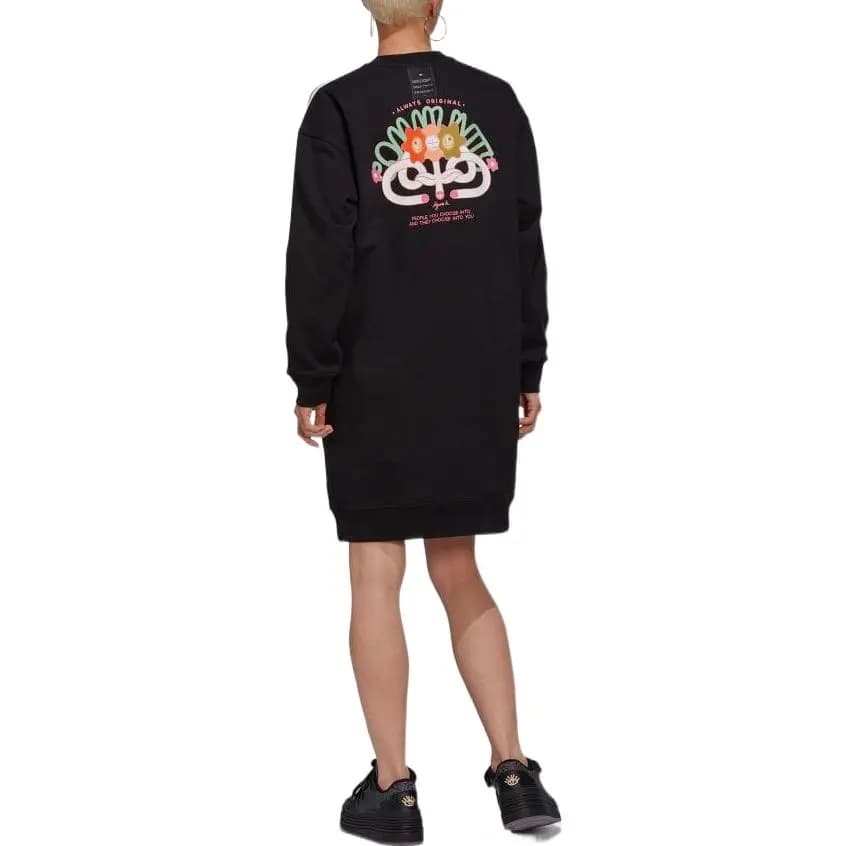 adidas Originals Qadın Donu Qara 3