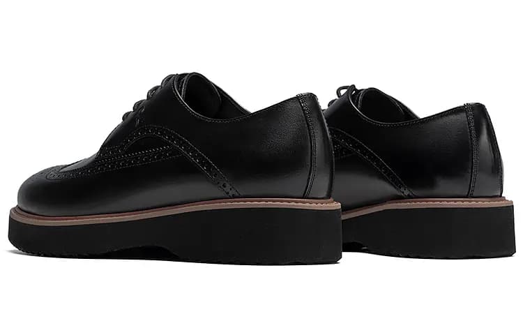 ROBERTA DI CAMERINO Brogue Derby Kişi Ayaqqabısı Qara 6
