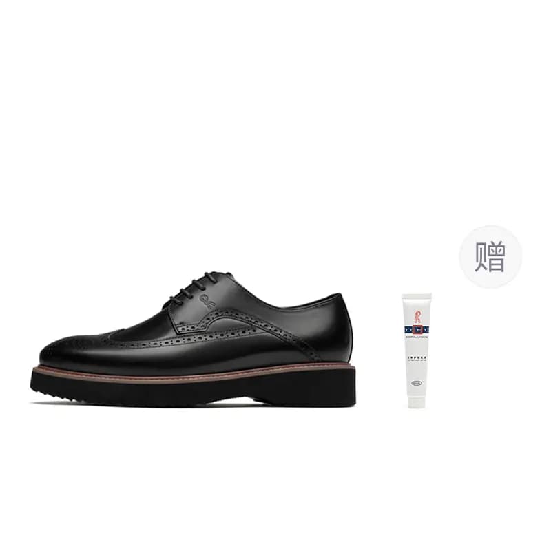 ROBERTA DI CAMERINO Brogue Derby Kişi Ayaqqabısı Qara