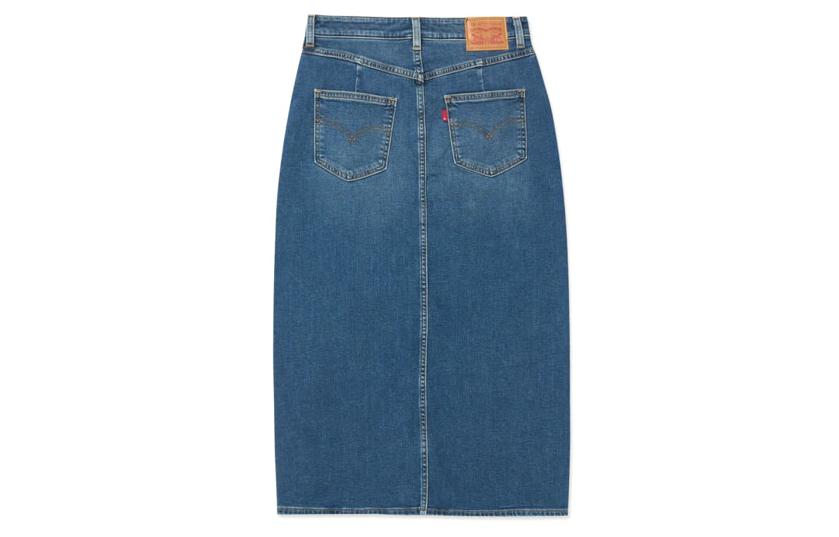Levi's Qadın Denim Uzun Ətək 5