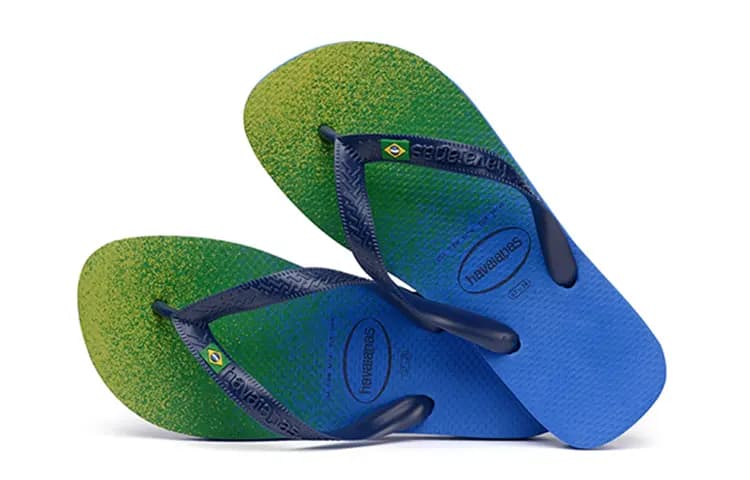 Havaianas Brasil Çimərlik Şipeti Unisex Mavi