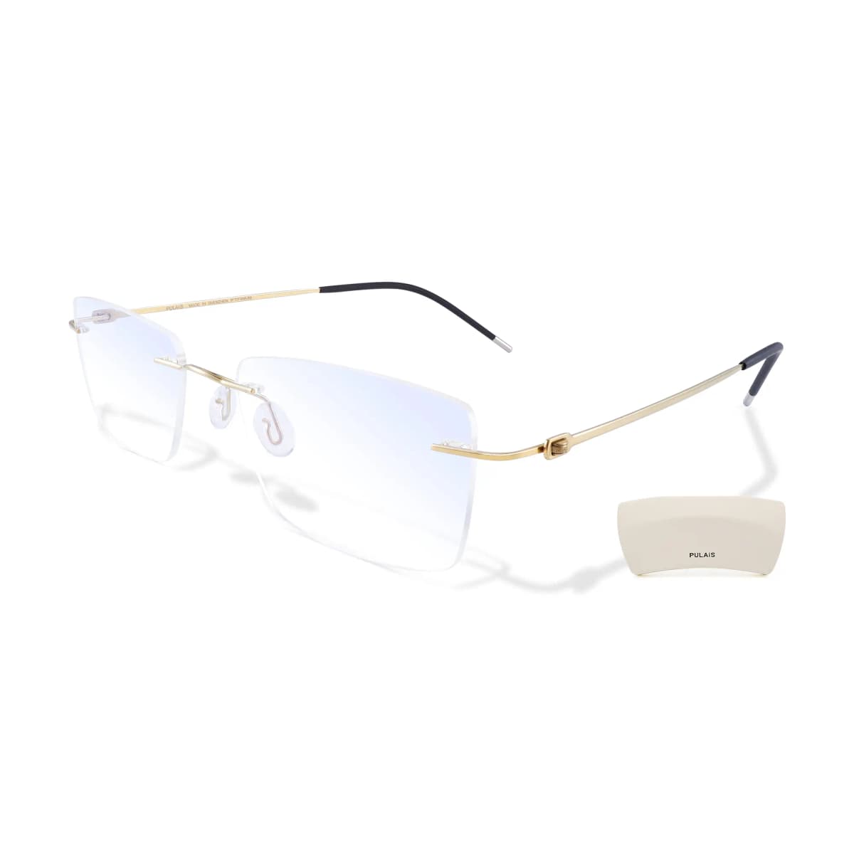 PULAIS Ultra-Light Frameless Prescription Blue Light Blocking Minimalist Face Slimming Blue Light Glasses Unisex 16