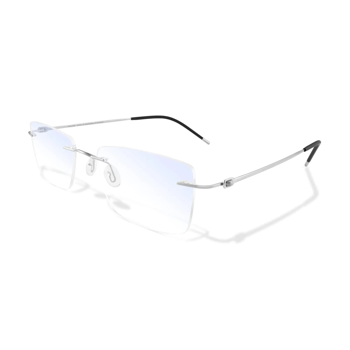 PULAIS Ultra-Light Frameless Prescription Blue Light Blocking Minimalist Face Slimming Blue Light Glasses Unisex 2