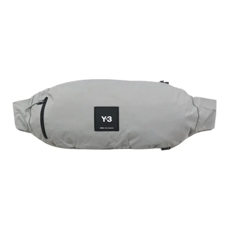 Y-3 Bel Çantası Unisex Boz 4