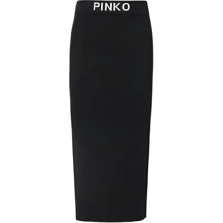 PINKO FW25 Qadın Örme Midi Ətək