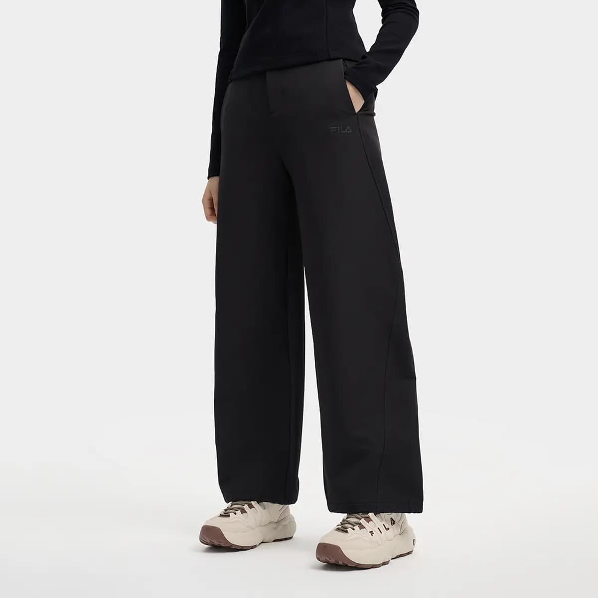 FILA ORIGINALE Qadın Toxunma Şalvar Qara 4