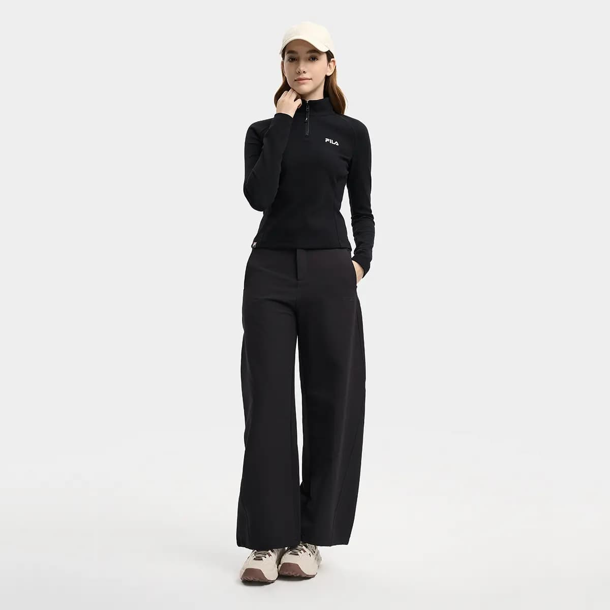 FILA ORIGINALE Qadın Toxunma Şalvar Qara 5