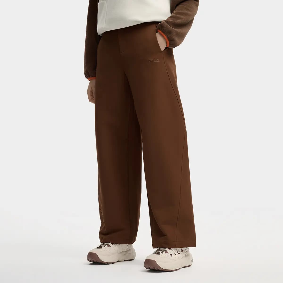 FILA ORIGINALE Qadın Toxunma Şalvar Qəhvəyi 4