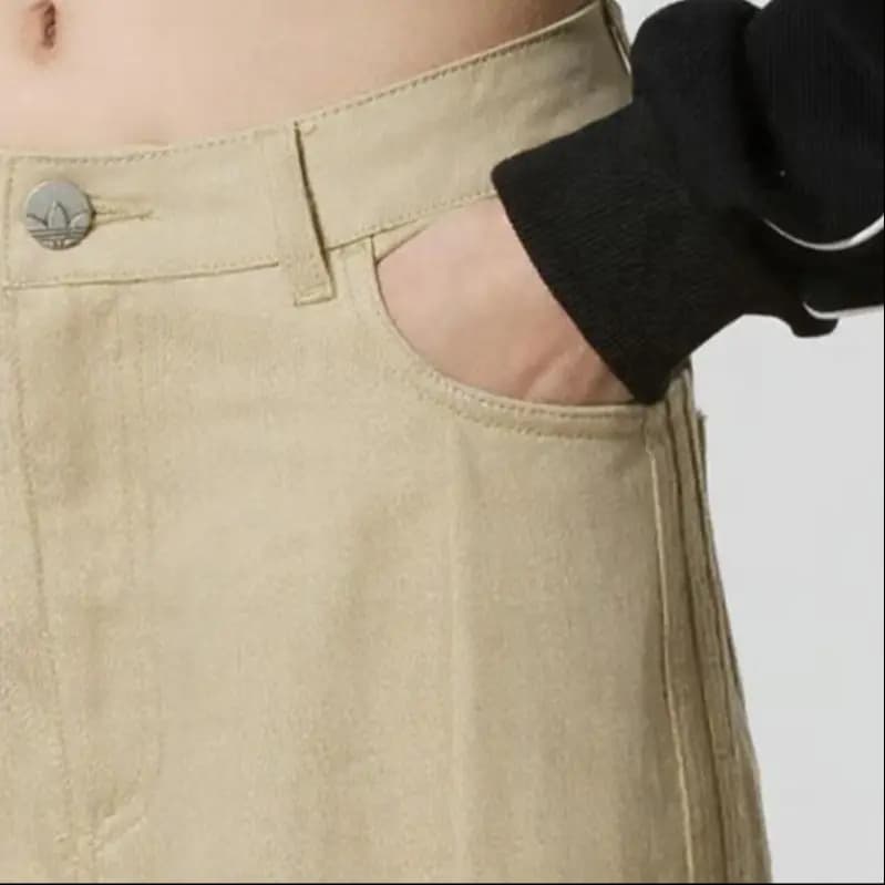 adidas originals Loose Fashion Sport Breathable Solid Color Cargo Pants Women's 5