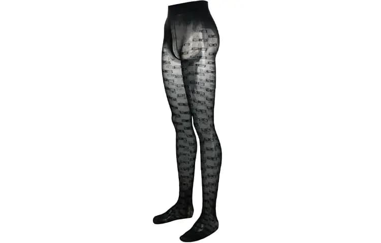 Balenciaga Bb Monogram Qadın Tights Qara 4