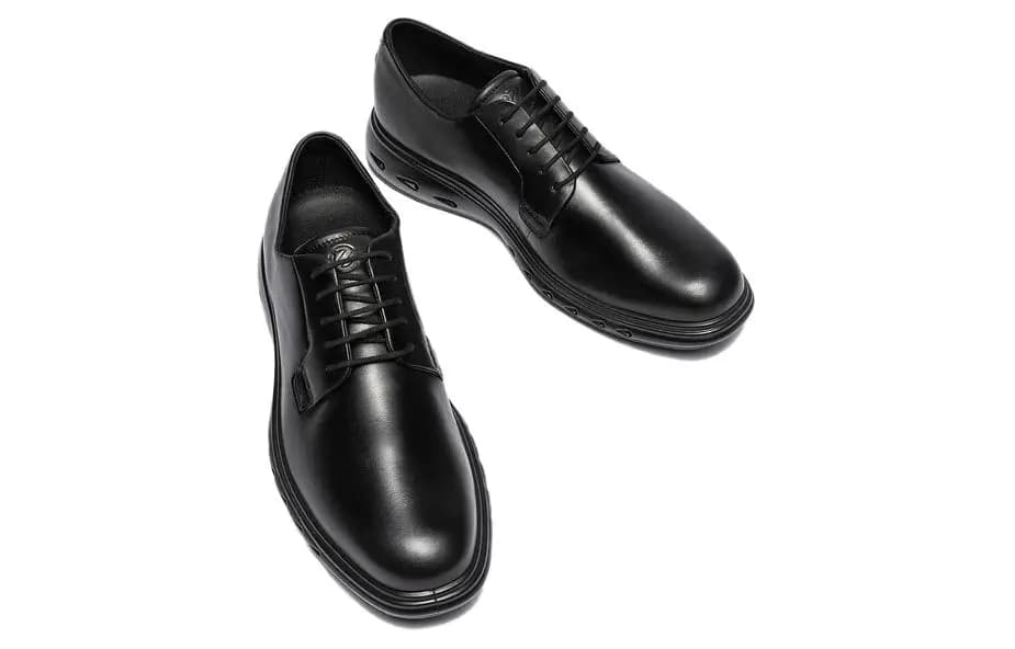 Ecco Mixed Water Resistant 720 Casual Shoes Men's Black 4