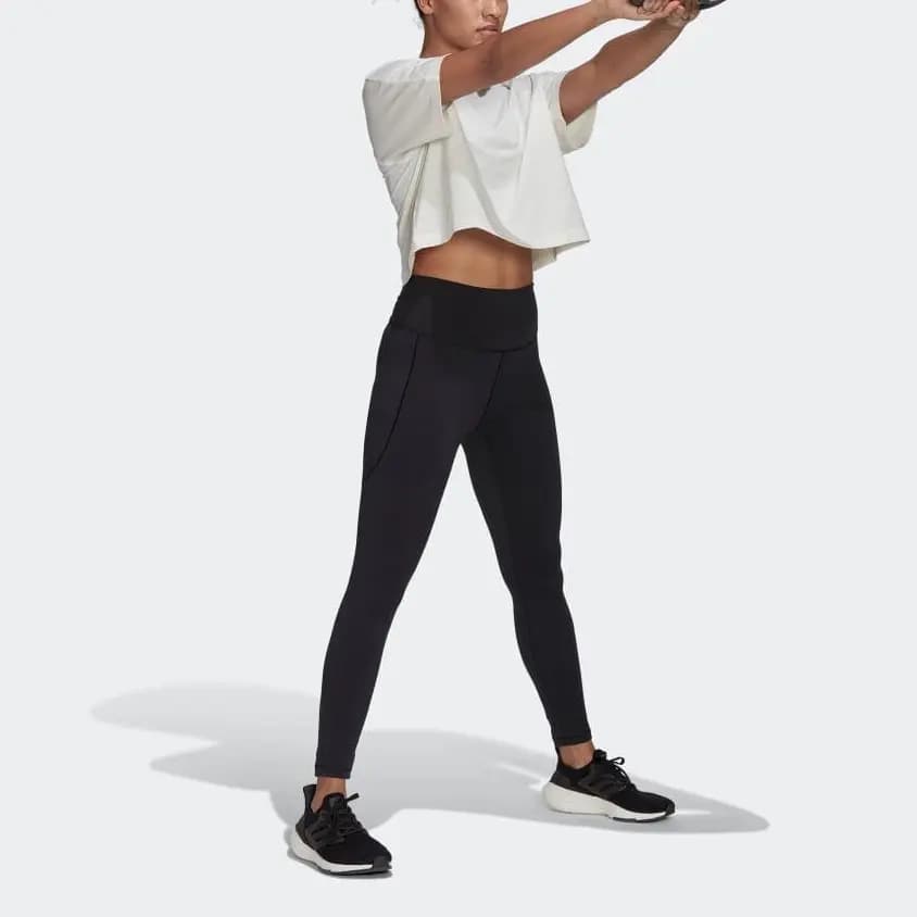 Adidas Crop Tops Women's Gray White 4