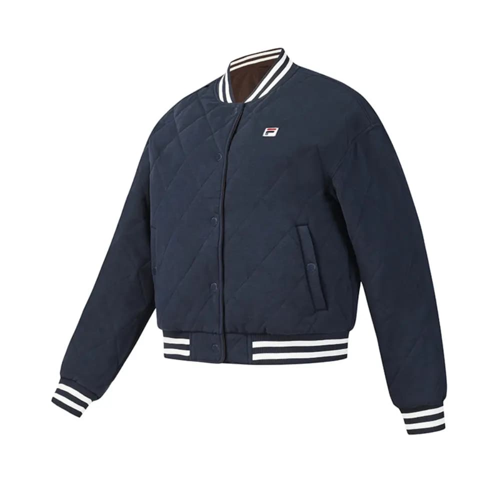 FILA TENNIS Qadın Baseball Gödəkçəsi Qəhvəyi 3