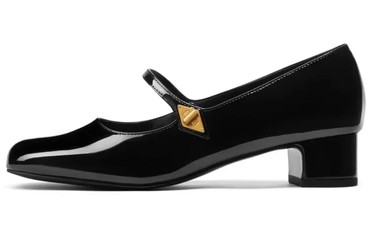 CHARLES&KEITH Block Heel Mary Jane Shoes Women's 10