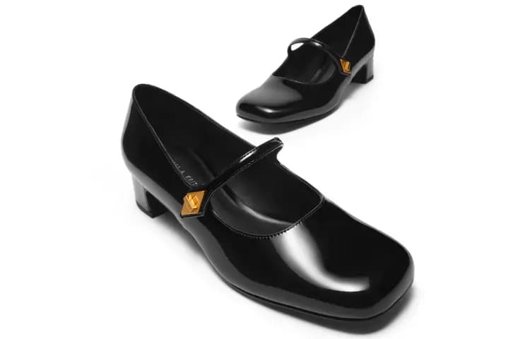 CHARLES&KEITH Block Heel Mary Jane Shoes Women's 13