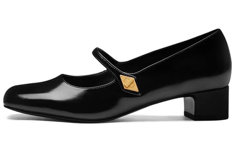 CHARLES&KEITH Block Heel Mary Jane Shoes Women's 6