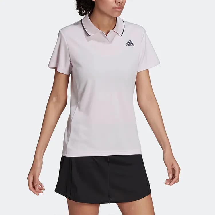 Adidas Polo Shirts Women's Pink 4