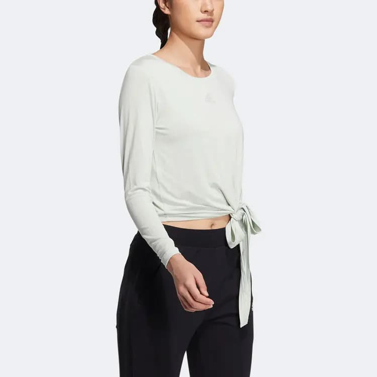 Adidas Qadın Crop Top Kətan Yaşılı 4
