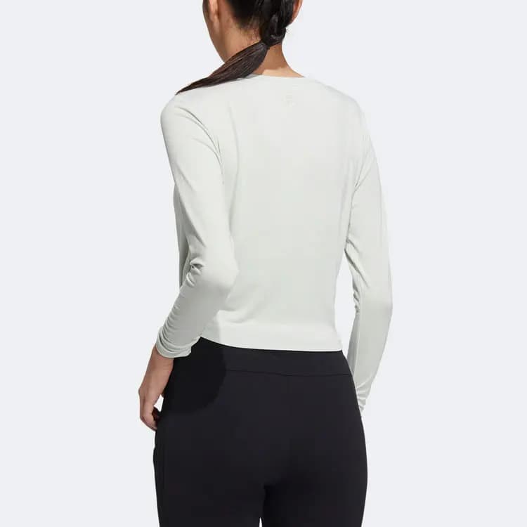 Adidas Qadın Crop Top Kətan Yaşılı 3