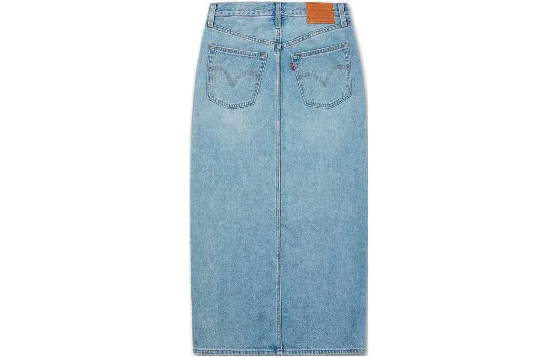 Levis Denim Long Skirts Women's Blue 2