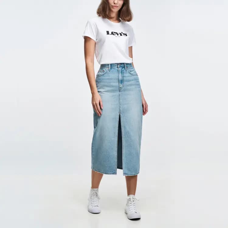 Levis Denim Long Skirts Women's Blue 3