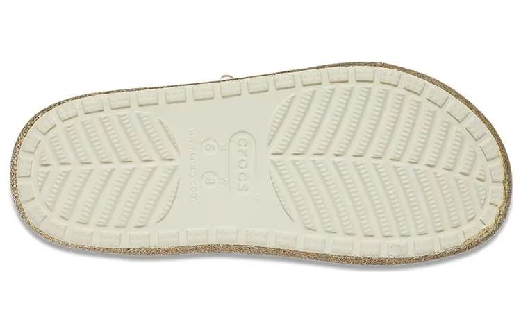 Crocs Classic Cozzzy Glitter Səndəl Qadın Multi Gold 6