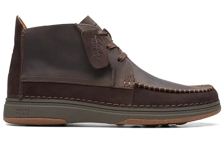 Clarks Nature 5 Mid Casual Single Shoes Men's Dark Brown 2