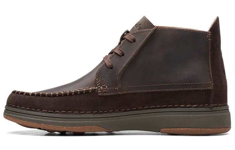 Clarks Nature 5 Mid Casual Single Shoes Men's Dark Brown