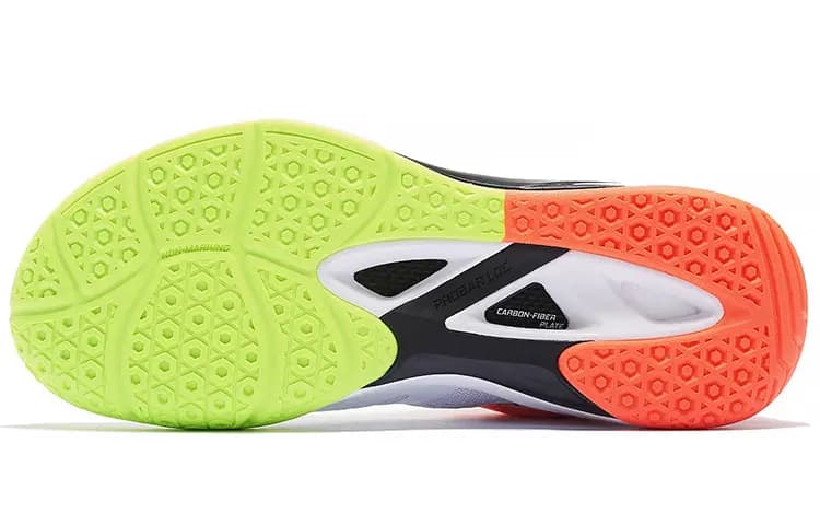 LiNing Cloud Thunder Badminton Ayaqqabısı Unisex Ağ/Qırmızı 5