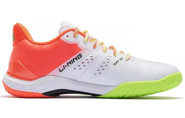 LiNing Cloud Thunder Badminton Ayaqqabısı Unisex Ağ/Qırmızı 2
