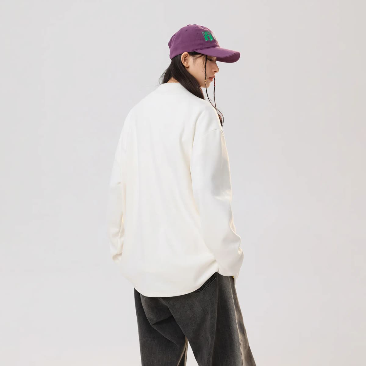 HUANQIU American Uzunqol Köynək Unisex 6