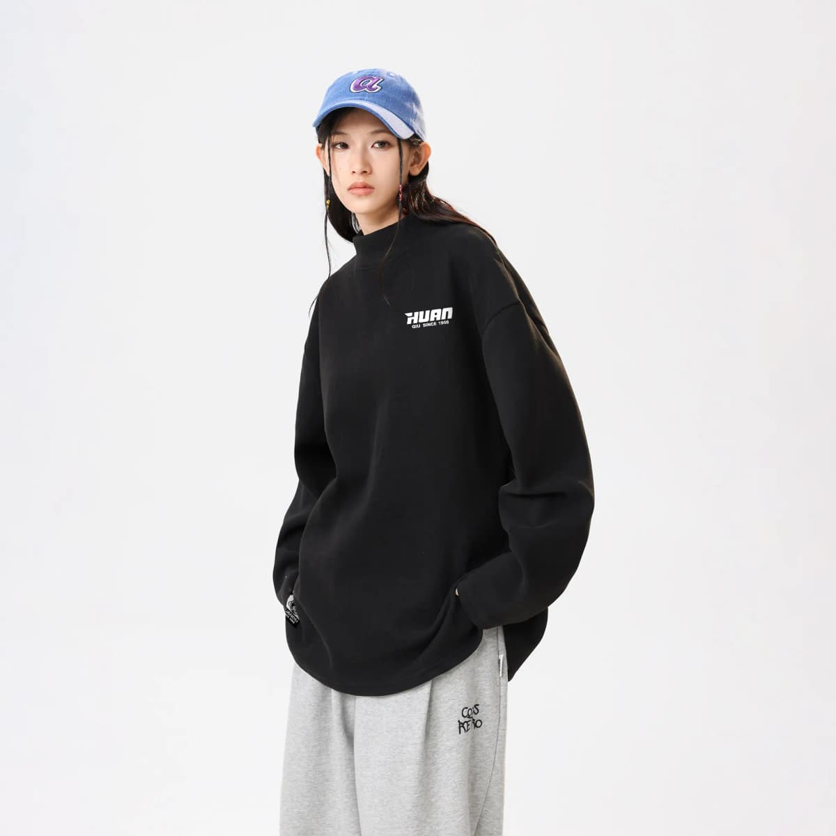 HUANQIU American Uzunqol Köynək Unisex 10