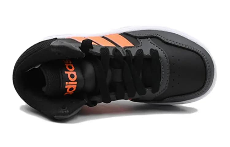 Adidas Neo Hoops 3.0 Mid K Uşaq Skeyt Ayaqqabısı Qara/Narıncı 5