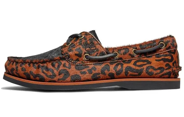 Timberland Classic Boat 2 Eye Wacko Maria Qəhvəyi/Bəbir naxışlı
