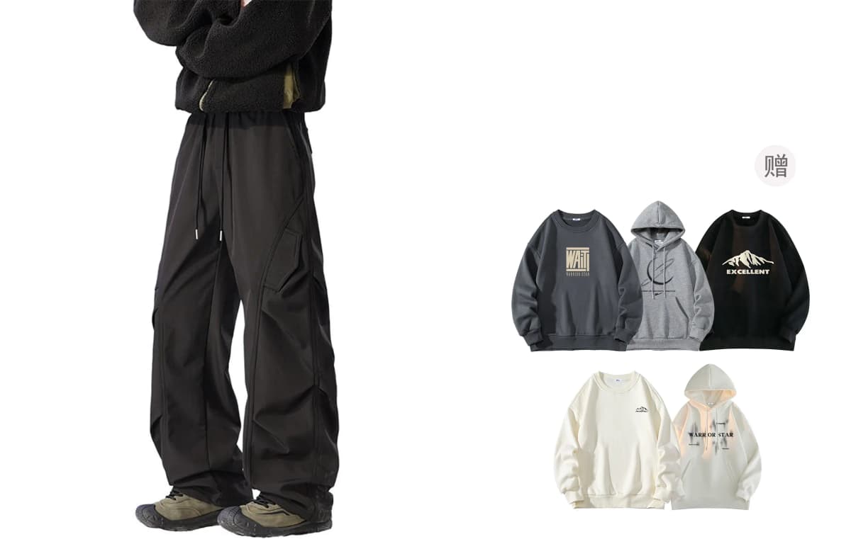 Warrior American Street Style Kargo Pantolon Unisex 17