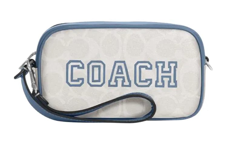 COACH Jamie Dəri Klutç Qadın Ağ/İndigo